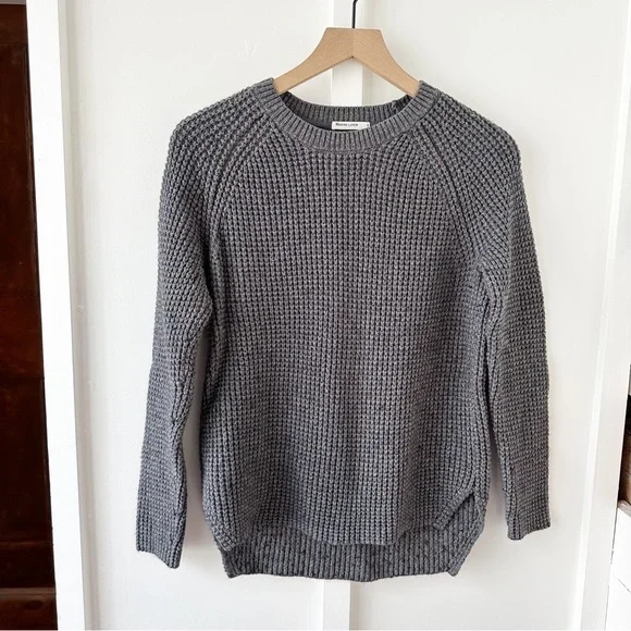 MARINE LAYER grey Delaney Raglan Sweater - Picture 1 of 10